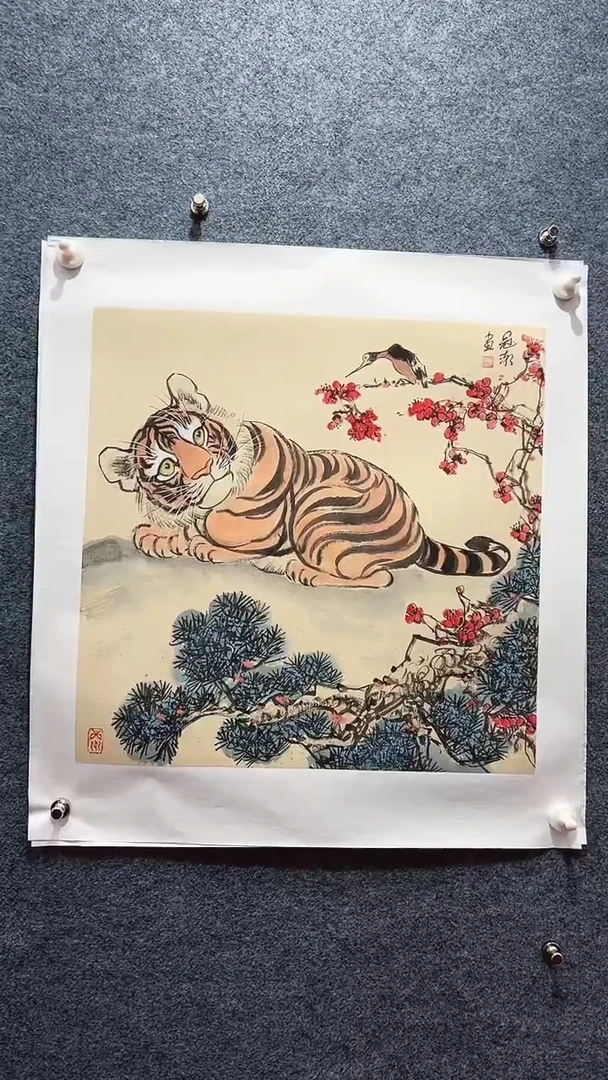 国画程冠潮/国画/花鸟