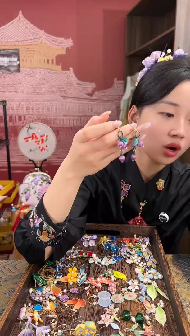【闪购商品】刺绣苏绣世家非遗手工(耳环)