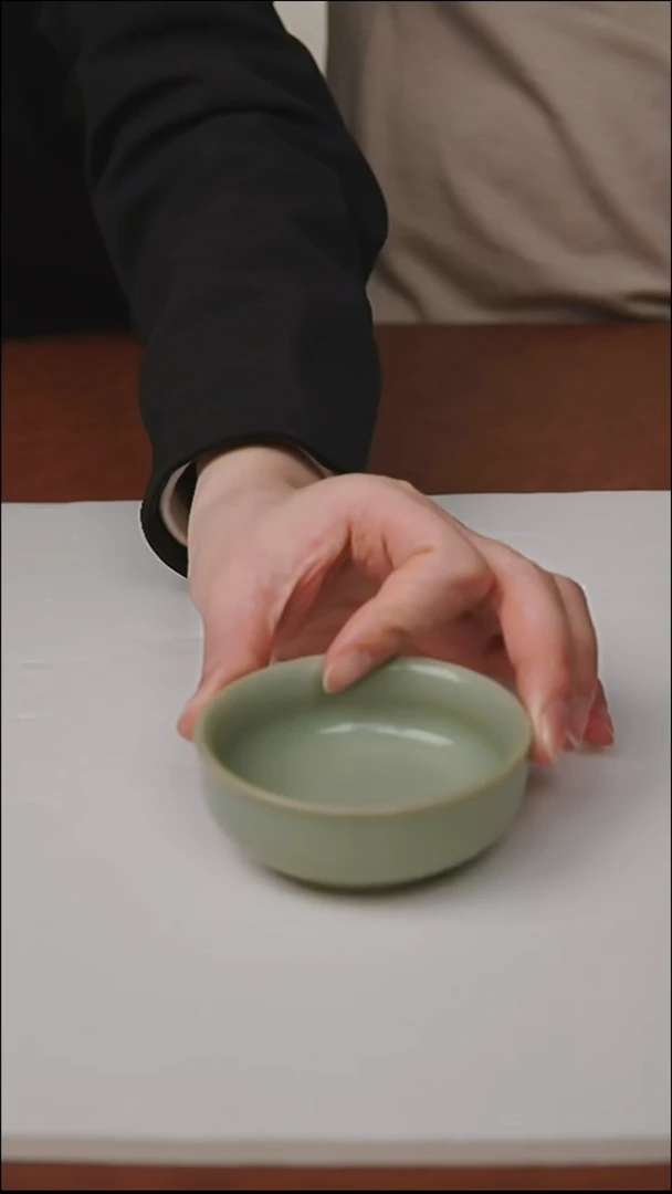 杯子瓷富山严选汝瓷，