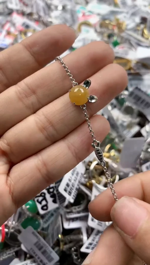 银S925镶嵌戒指翡翠888    8