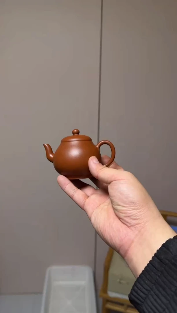 茶壶紫砂薄胎宫灯壶135CC
