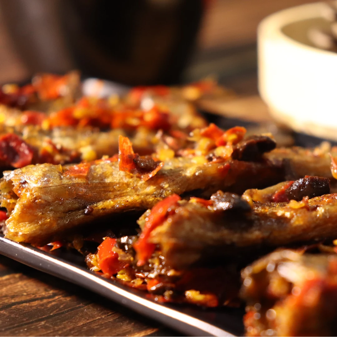 湖南特产香辣手撕刁子鱼干开盖即食弟弟咸鱼干