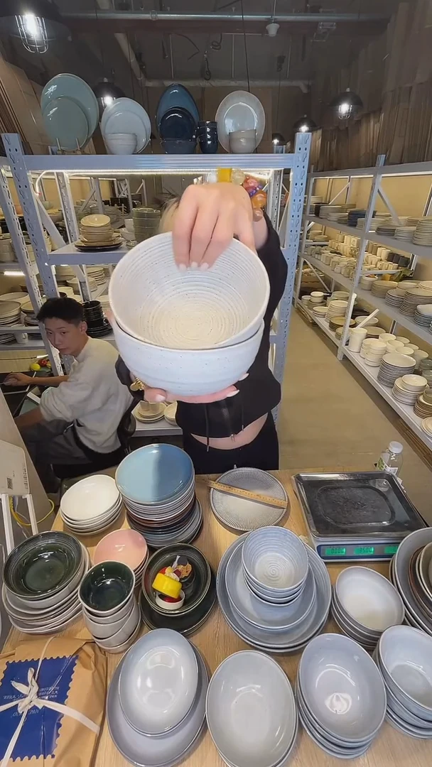 瓷59瑕疵高温釉下彩陶瓷餐具