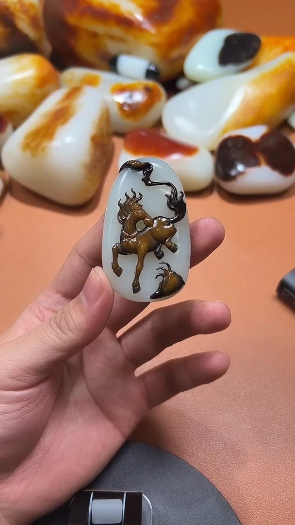 颈饰未镶嵌和田玉静**我和田玉