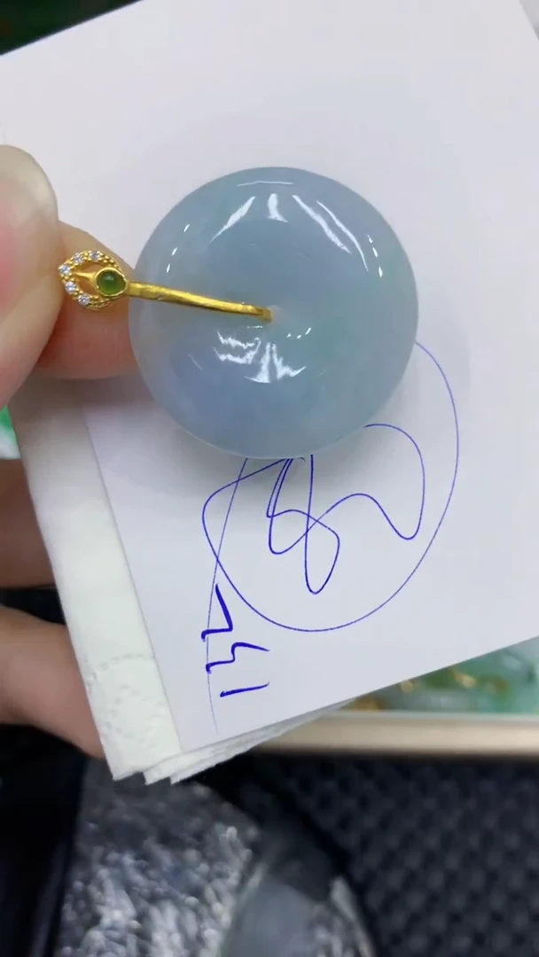 颈饰未镶嵌翡翠缅甸A货翡翠