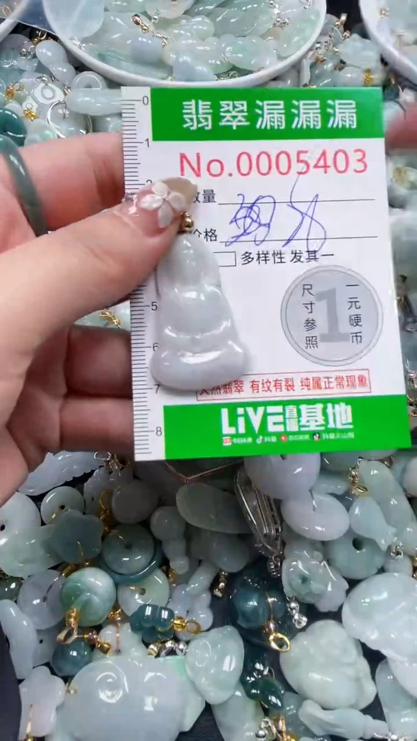 吊坠(不含链)未镶嵌翡翠5403