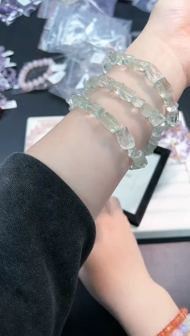 【闪购商品】水晶手串未镶嵌6p多样性发其一/1条默认微瑕