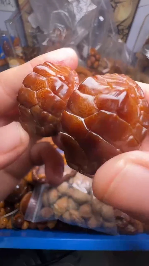 手串橄榄核龟甲一对