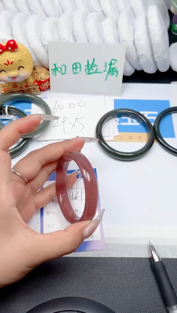 石英质玉手镯未镶嵌99-葡萄紫56