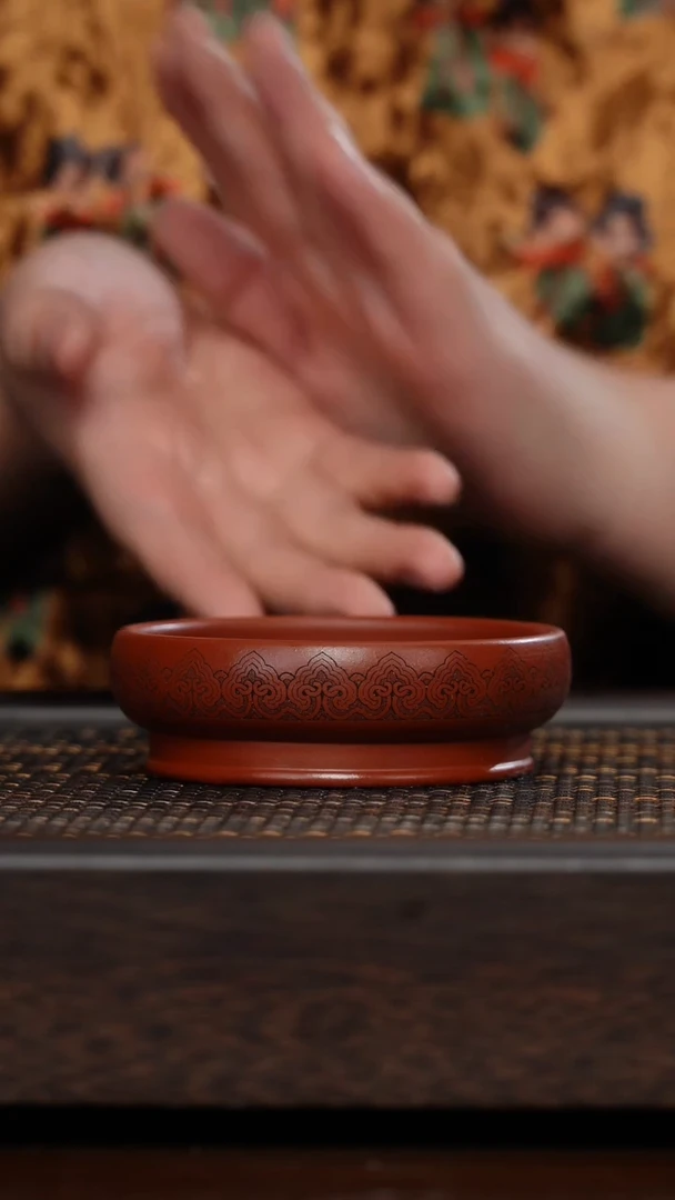 【闪购商品】紫砂茶杯福利紫砂九鱼图