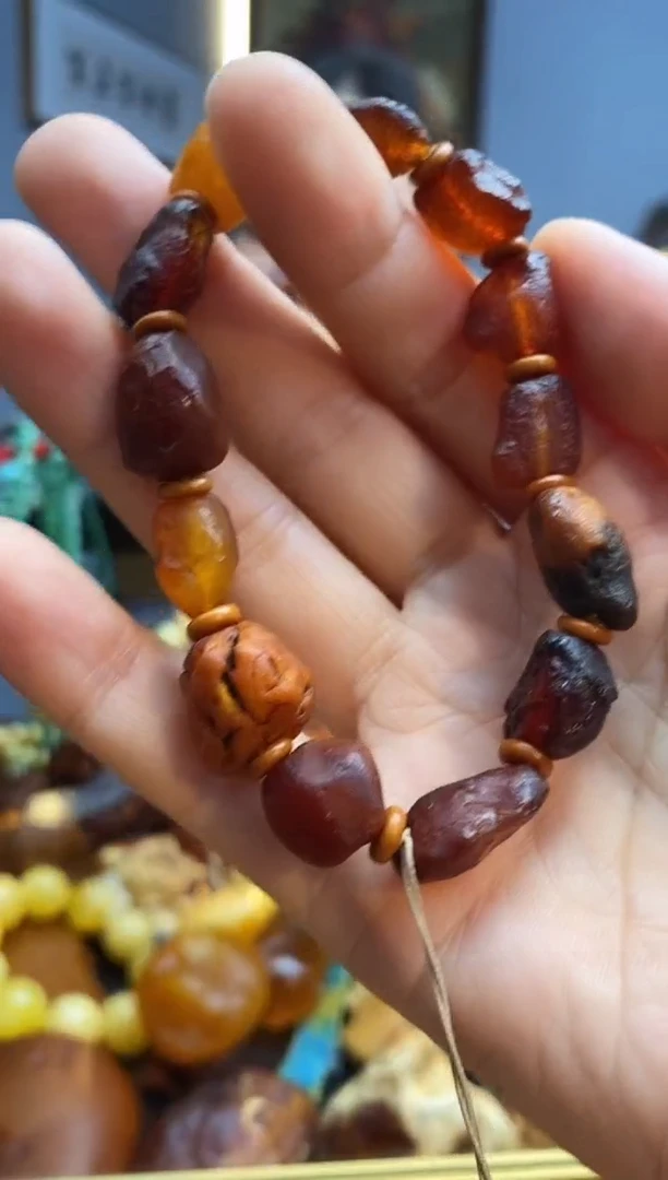 未镶嵌琥珀手链手串