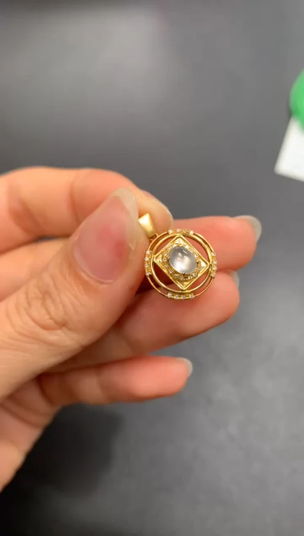 定制翡翠18K金镶嵌模式推广期24小时鉴赏期