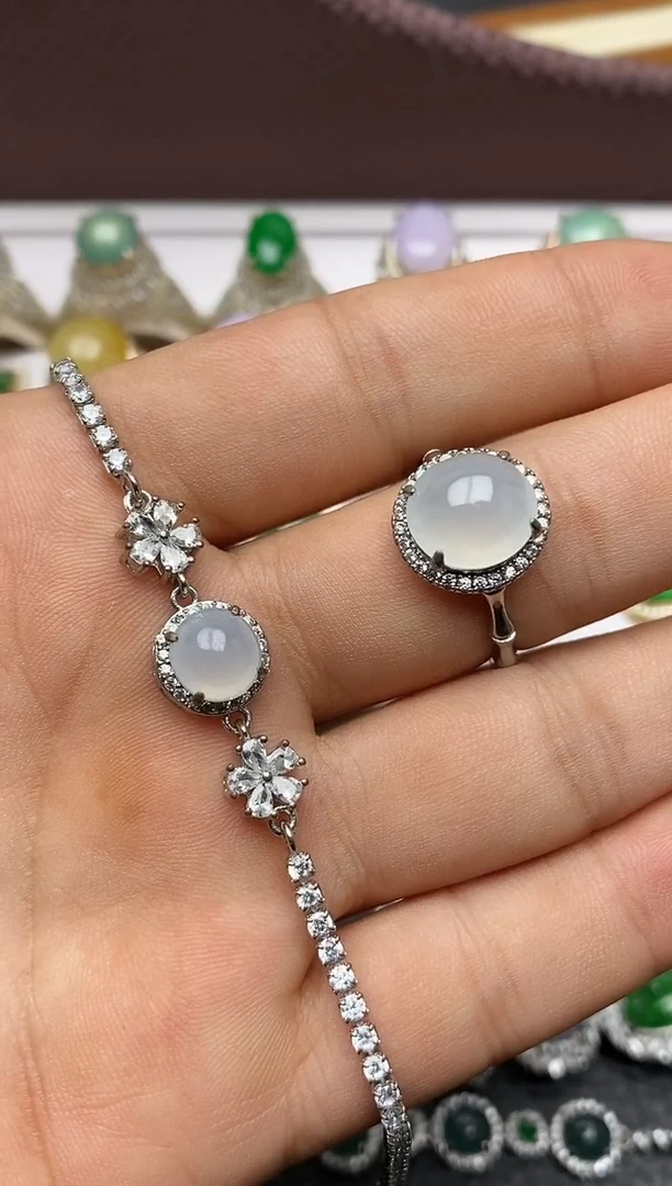 未镶嵌戒指翡翠福利两件套0002