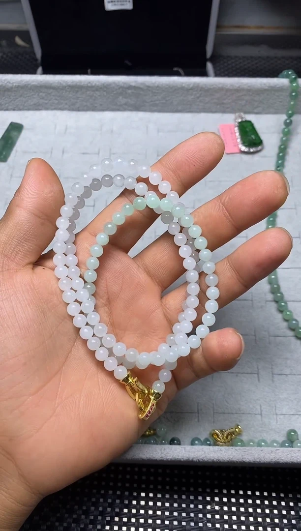 未镶嵌定制翡翠项链