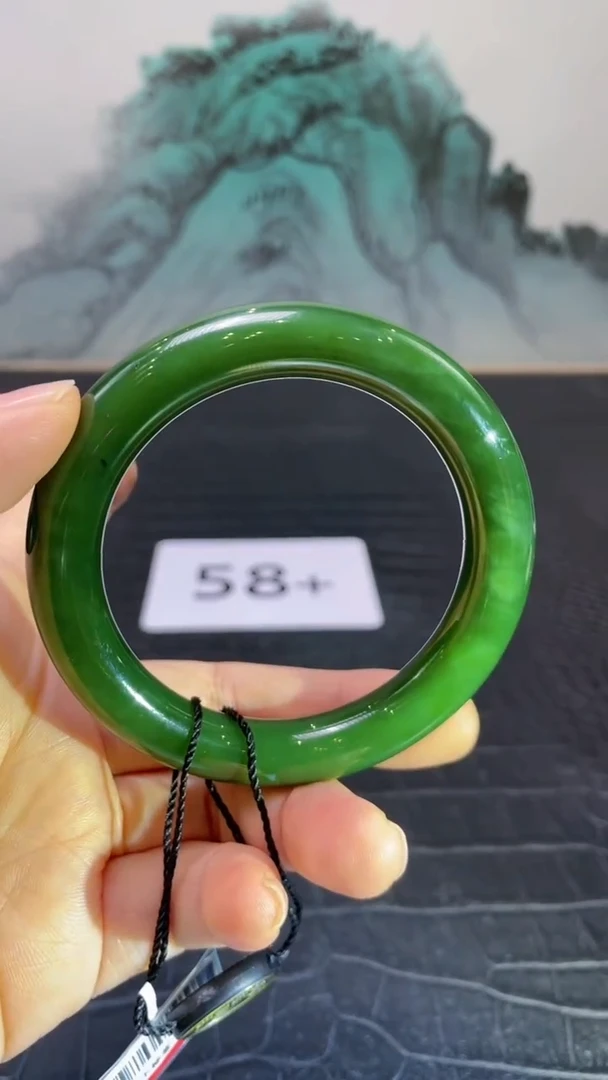 未镶嵌手镯和田玉（碧玉）自**贵58+