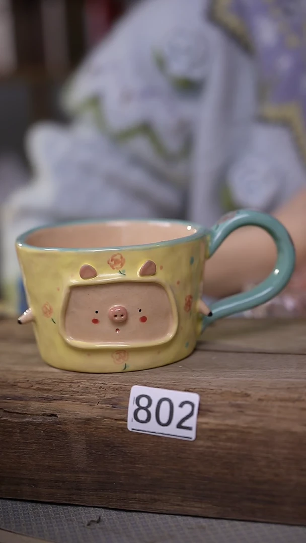 【闪购商品】瓷片手绘·杯/设计师 xudu 款 咖啡杯