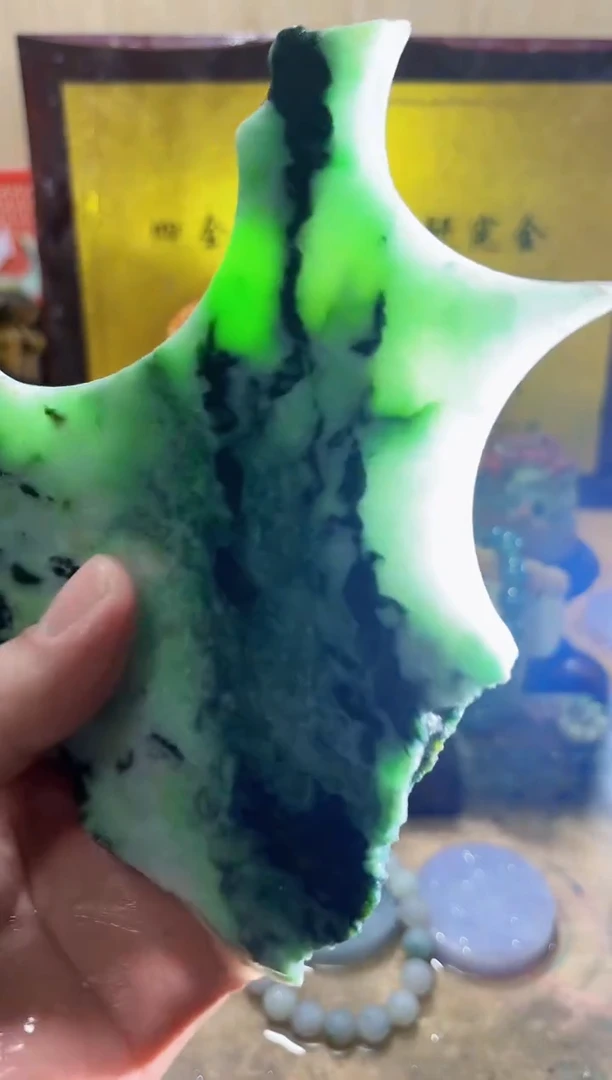 未镶嵌挂件翡翠A货常星7884