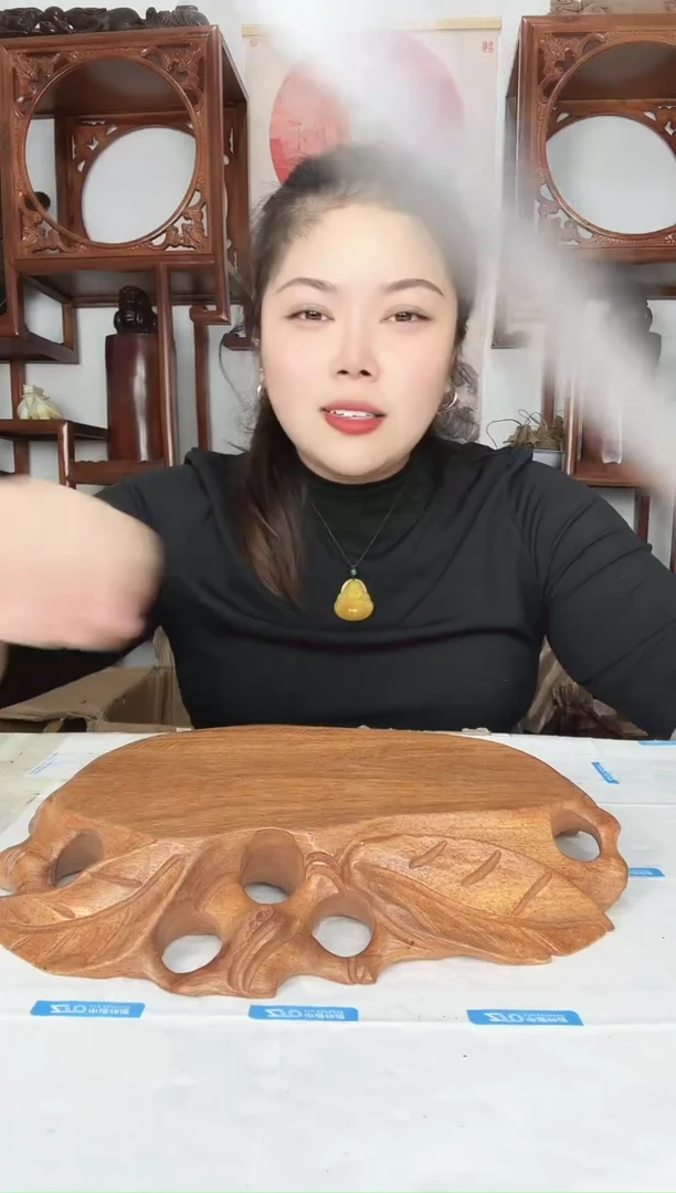 非洲紫檀（红花梨）落***立38
