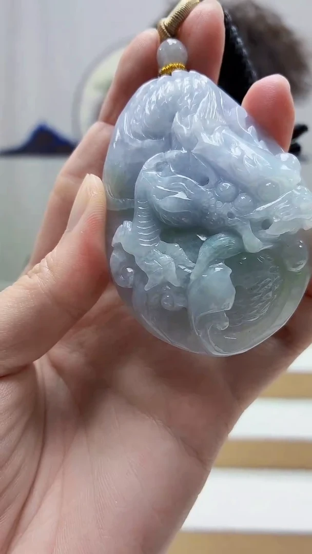 未镶嵌定制翡翠4688zm-毛货挂件26