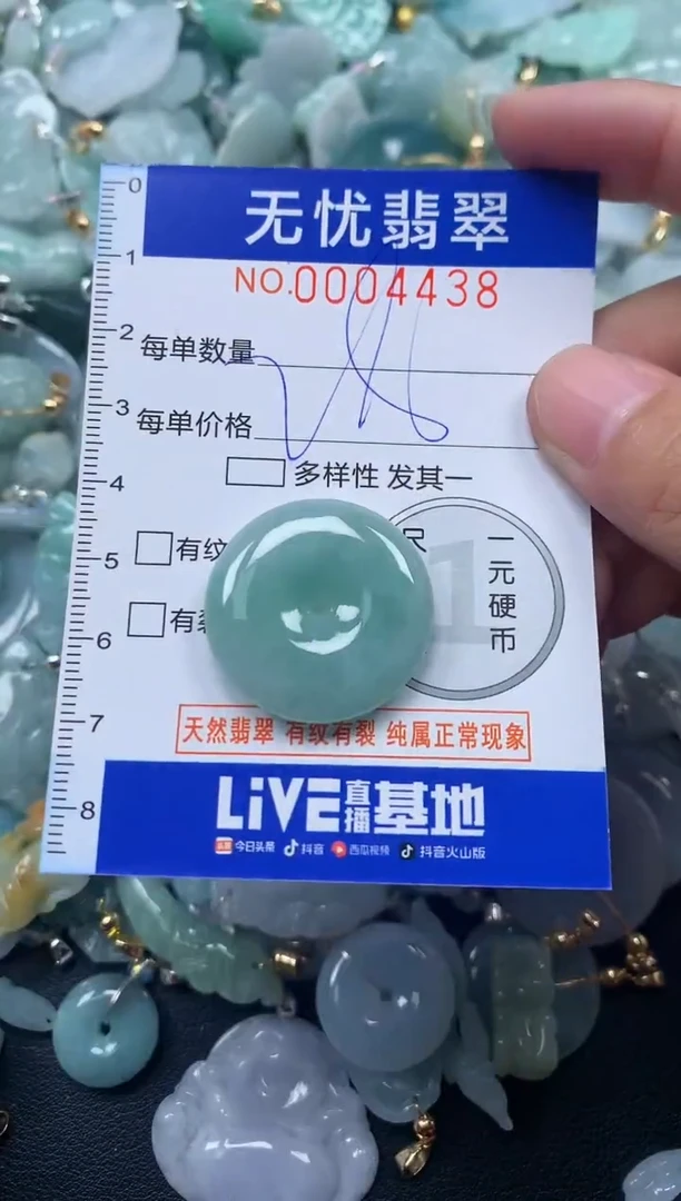 颈饰未镶嵌翡翠4438