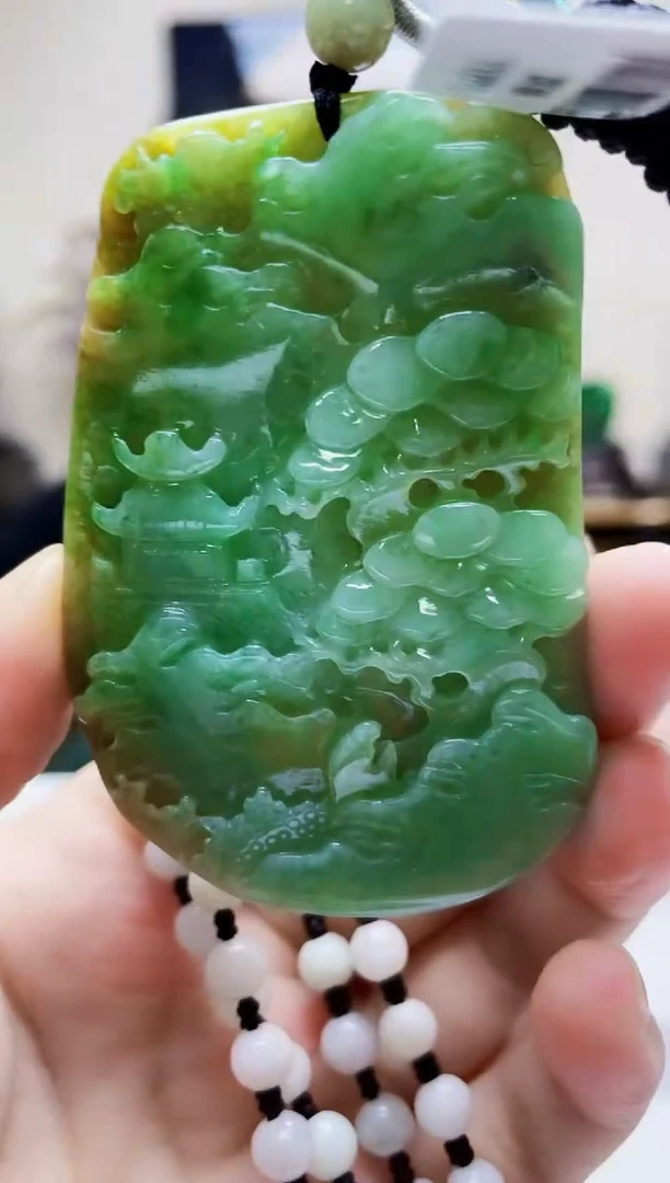 未镶嵌定制翡翠吊坠43