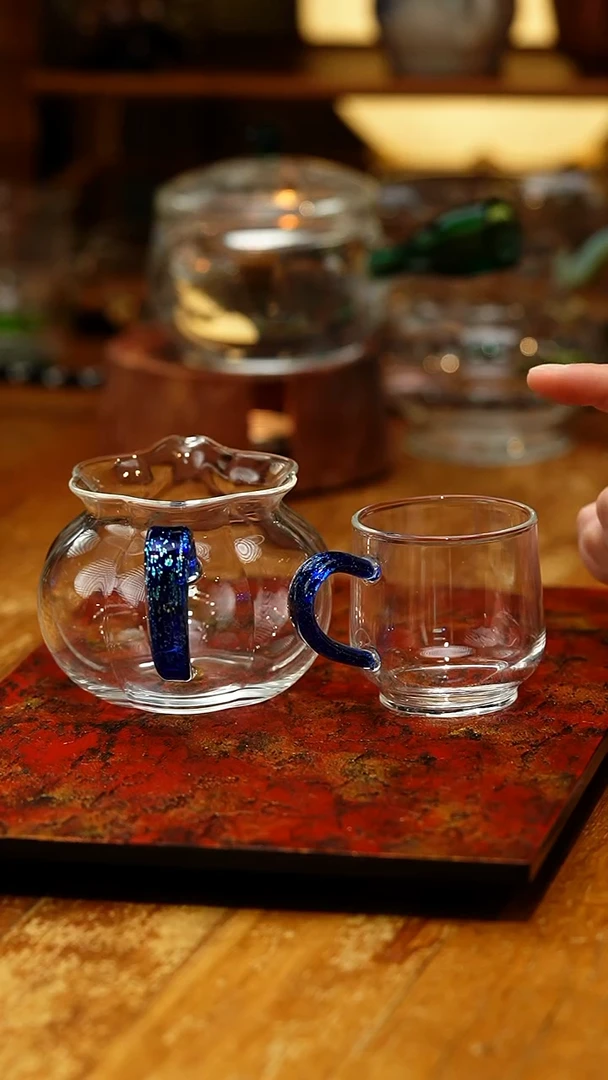 【闪购商品】禾器/纳福公杯/宝蓝金+水月杯宝蓝金