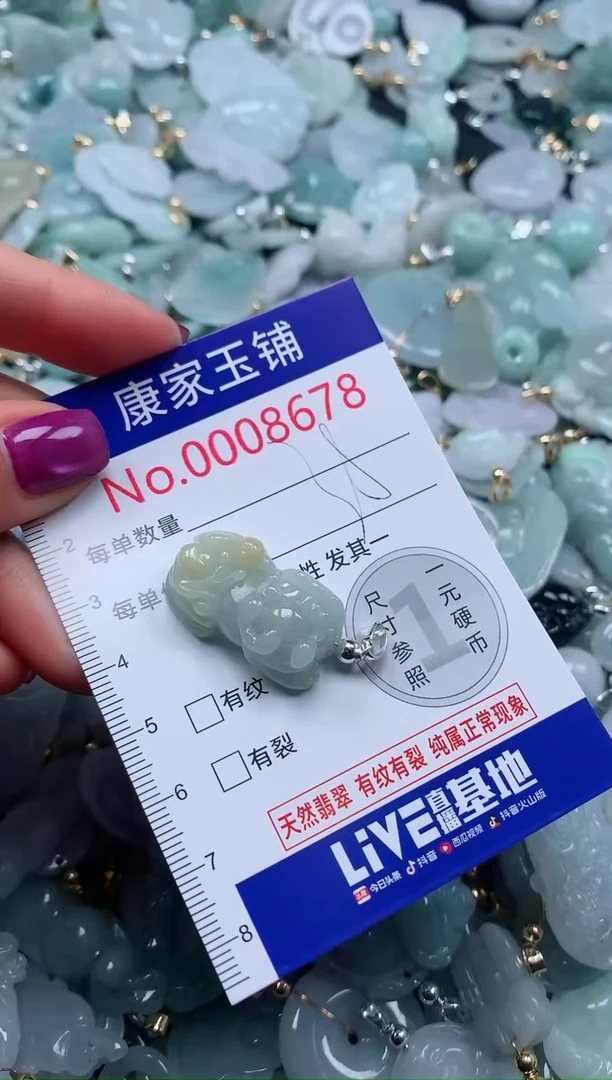 颈饰未镶嵌翡翠8678