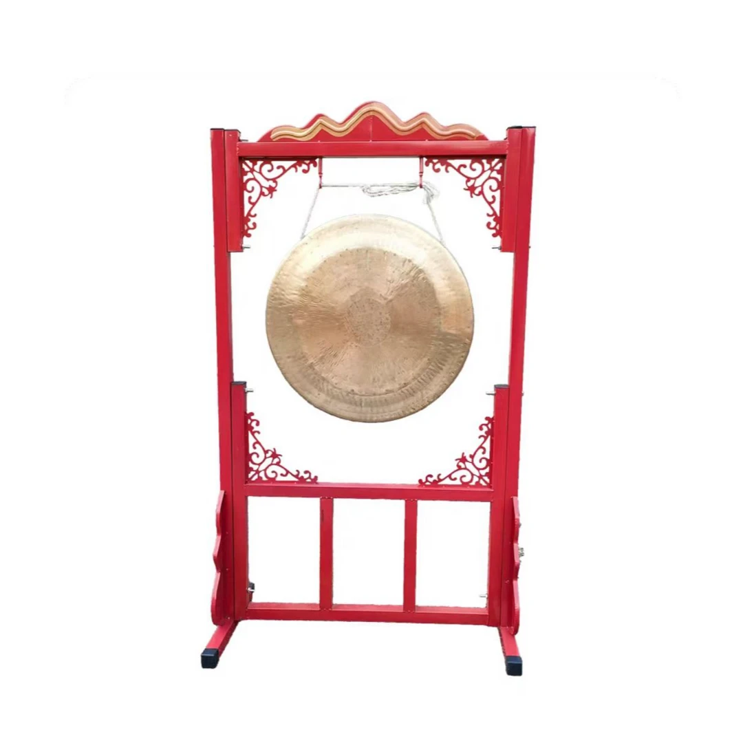 纯铜大锣开道锣50 60 80cm厘米响铜锣防汛锣纯铜庆祝抄锣开业锣