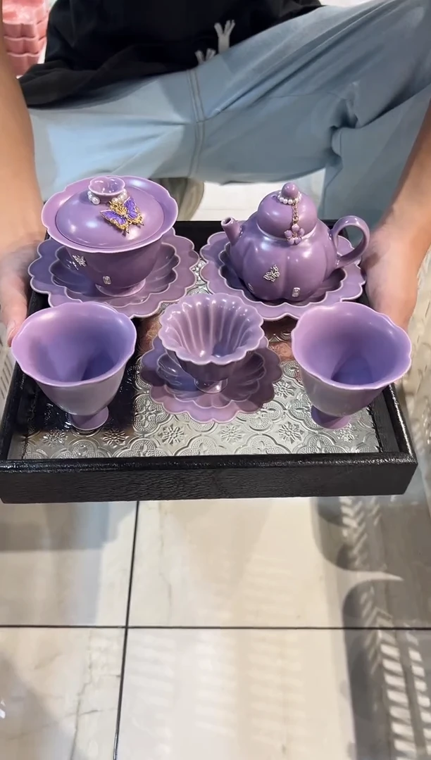 瓷片梵古堂 北溪堂正品 带滴溜 【托盘】