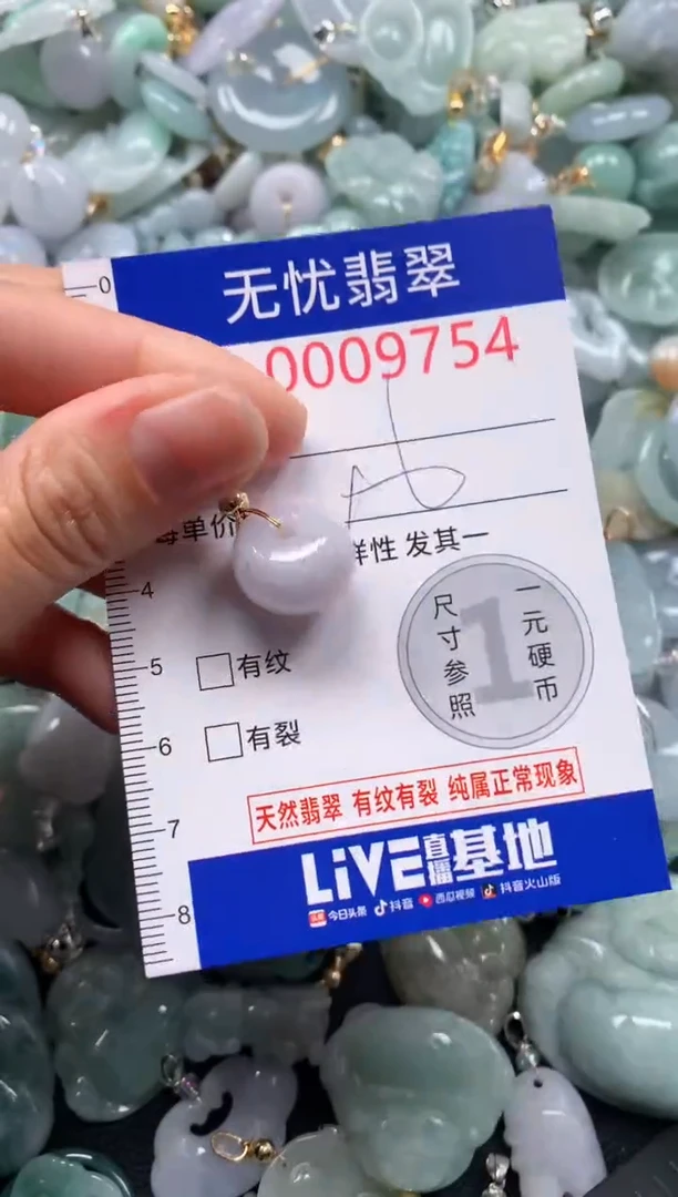 颈饰未镶嵌翡翠9754