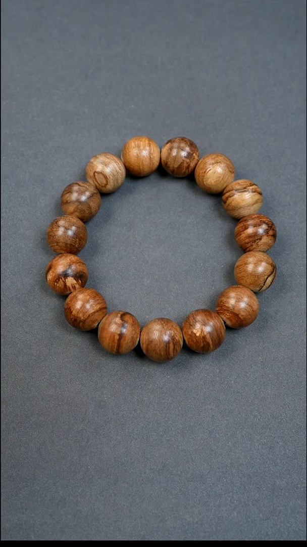 沉香手串14mm惠安红油老料14g