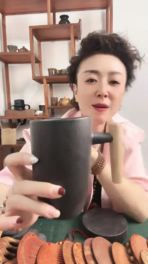 砭石砭石粉老虎石咖啡杯