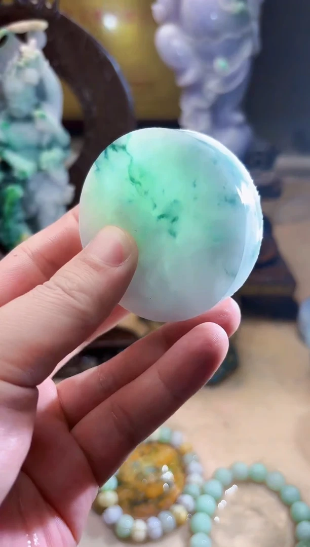 未镶嵌挂件翡翠A货张优9265