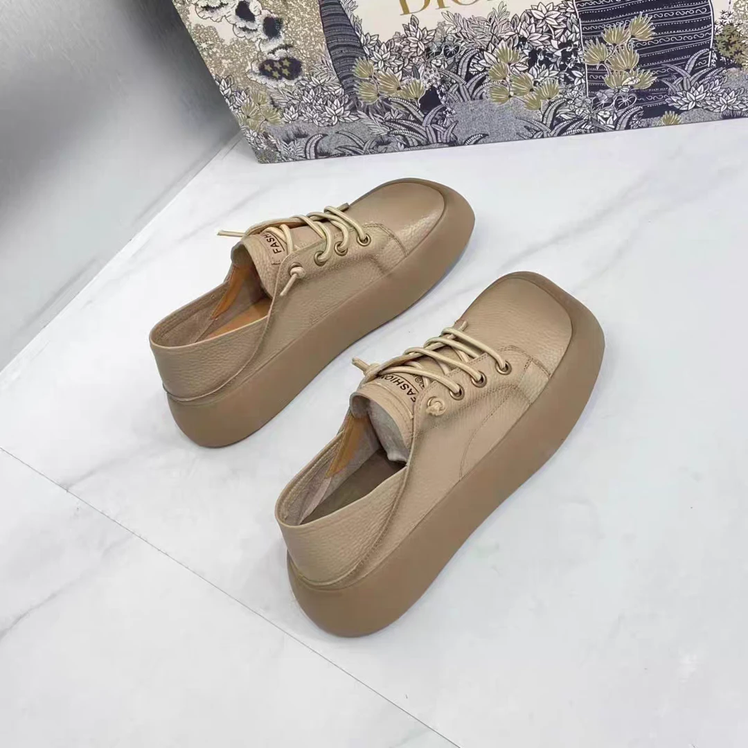 61281头层牛皮手工板鞋