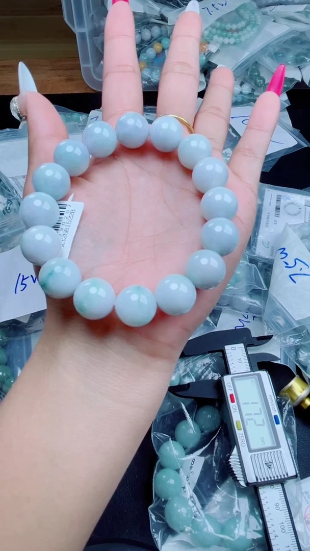 未镶嵌定制翡翠珠串