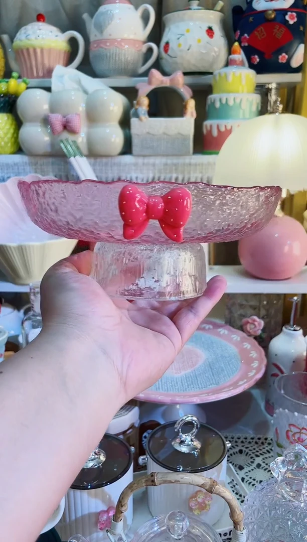 【闪购商品】瓷片高颜值又实用的  高脚果盘