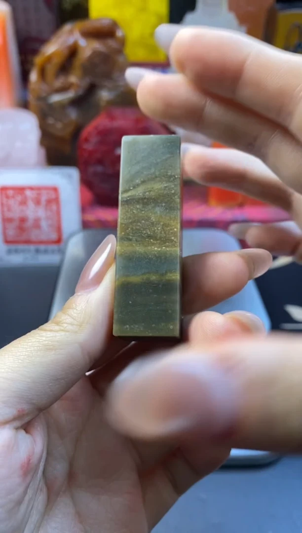 寿山石印石高山石素章鸟虫篆-礼