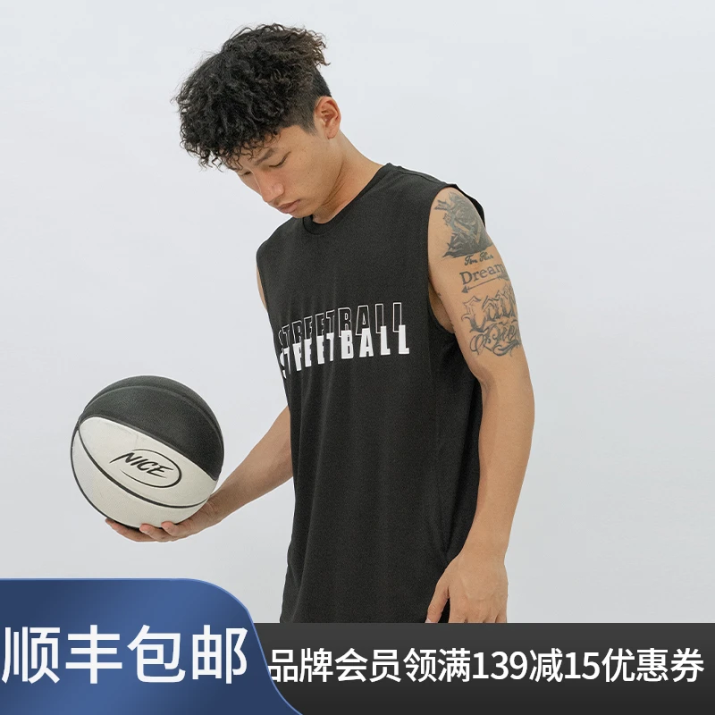 NICEID NICE 街球streetball叠影坎肩背心实战透气无袖运动衫