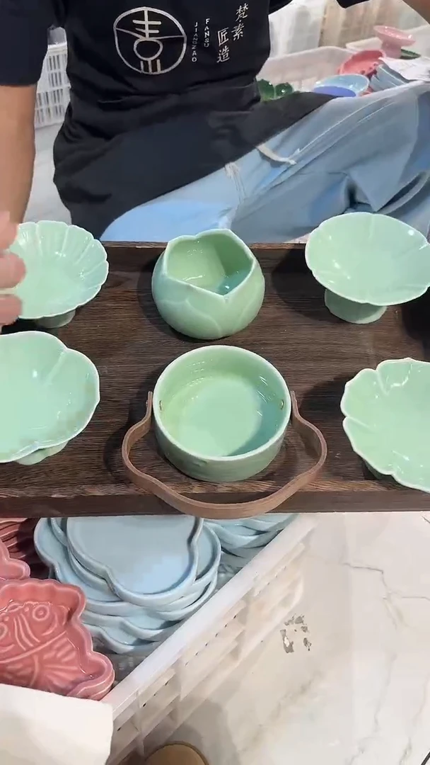 瓷片微瑕商品，介意勿拍 托盘