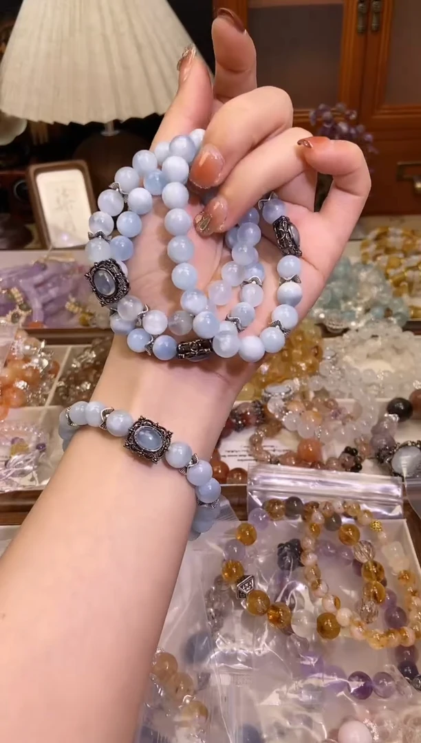 【闪购商品】海蓝宝石手链未镶嵌876