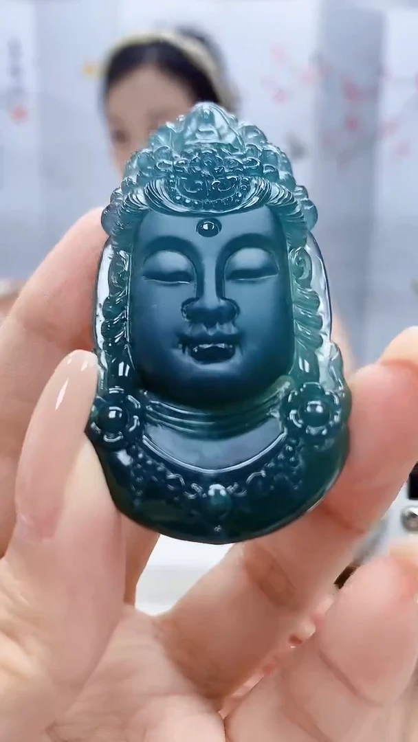 定制翡翠未镶嵌4852xx-毛货挂件52