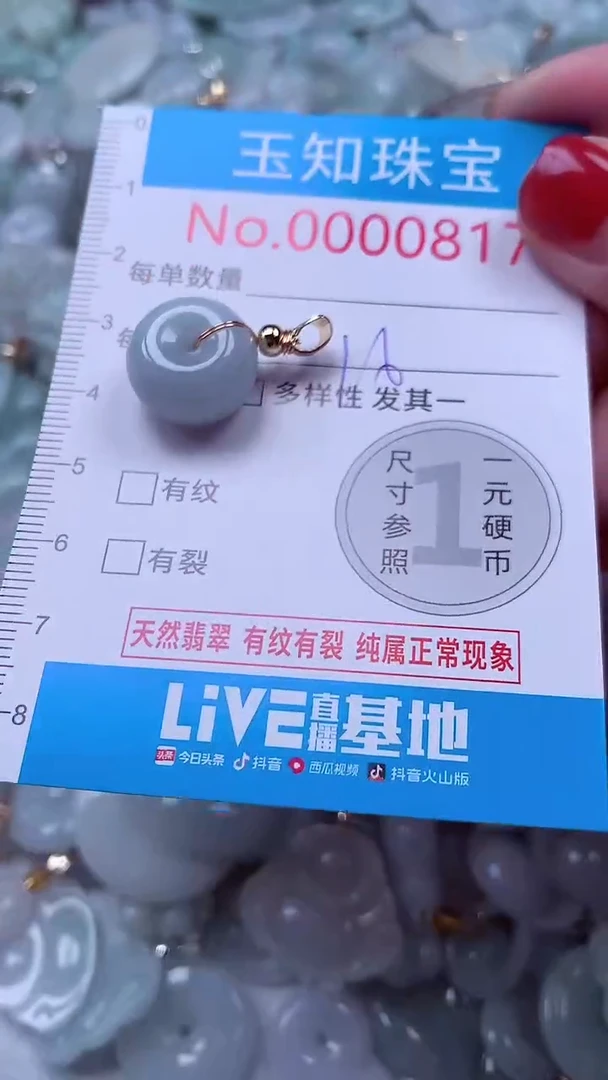 吊坠(不含链)未镶嵌翡翠817