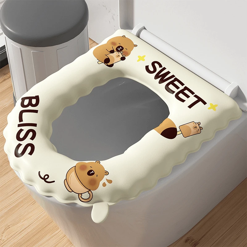 夏季马桶垫坐垫四季通用防水免洗可擦不冰屁股卫生间坐便套家用m