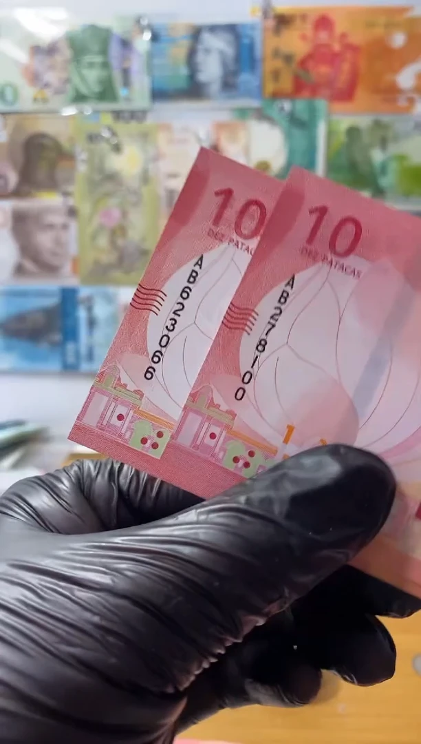 纸币c****?3066+8100澳门2张