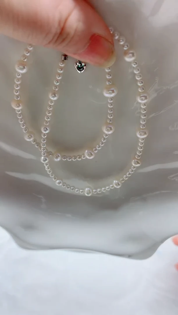 颈饰未镶嵌淡水珍珠多样性发其一【非无瑕】