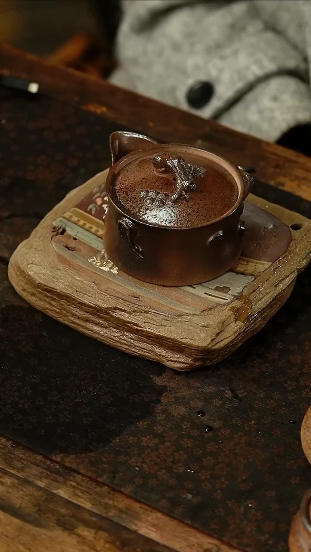 茶杯紫砂藕****?35号紫砂柴烧