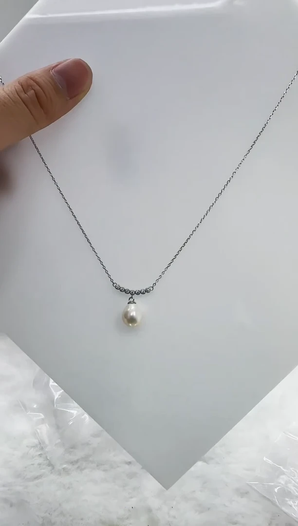 【闪购商品】淡水珍珠DA银S925镶嵌a1448 吊坠