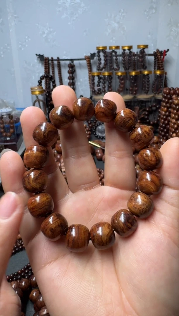 【闪购商品】黄花梨/降香黄檀手串/手链正宗1314规格老型珠海黄手串
