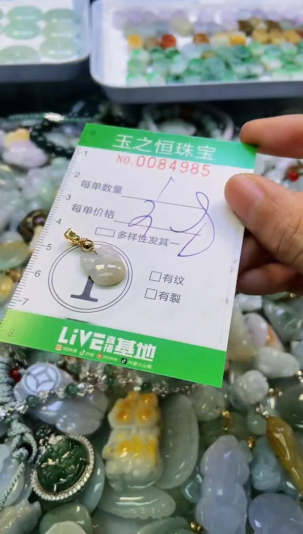 翡翠未镶嵌颈饰闪购0084985