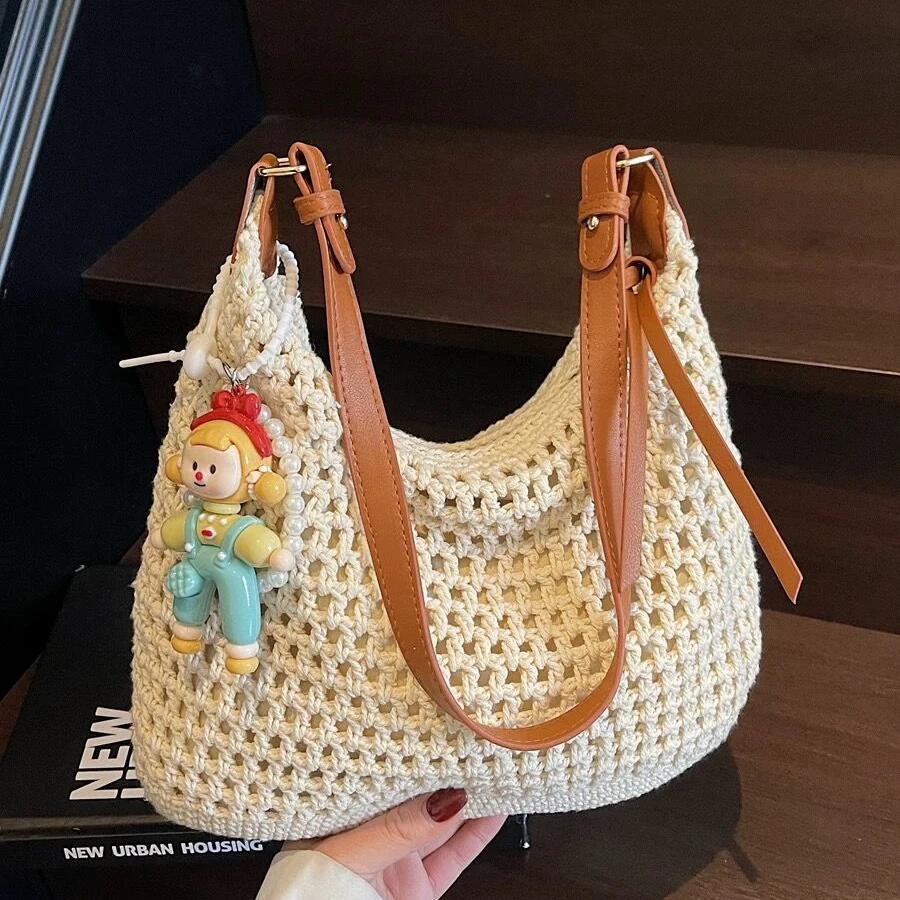 【秋季上新】 今日返场！拼手速！纯手工棉线编织钩针包单肩包百搭